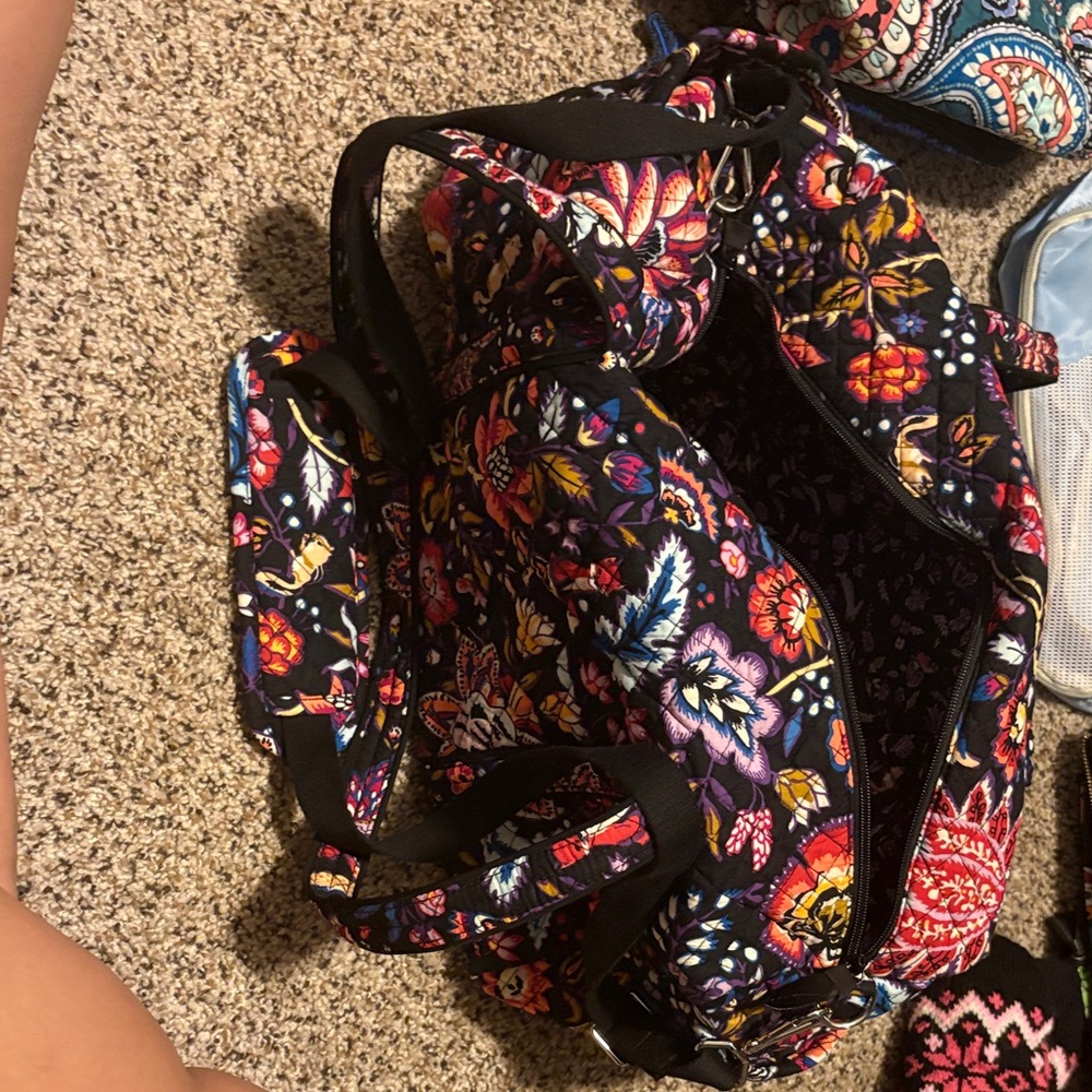 Vera Bradley Multicolor Floral Travel Bag
